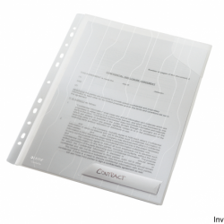 Folder usztywniony Leitz CombiFile A4 biały przezroczysty (opakowanie 3 sztuki)