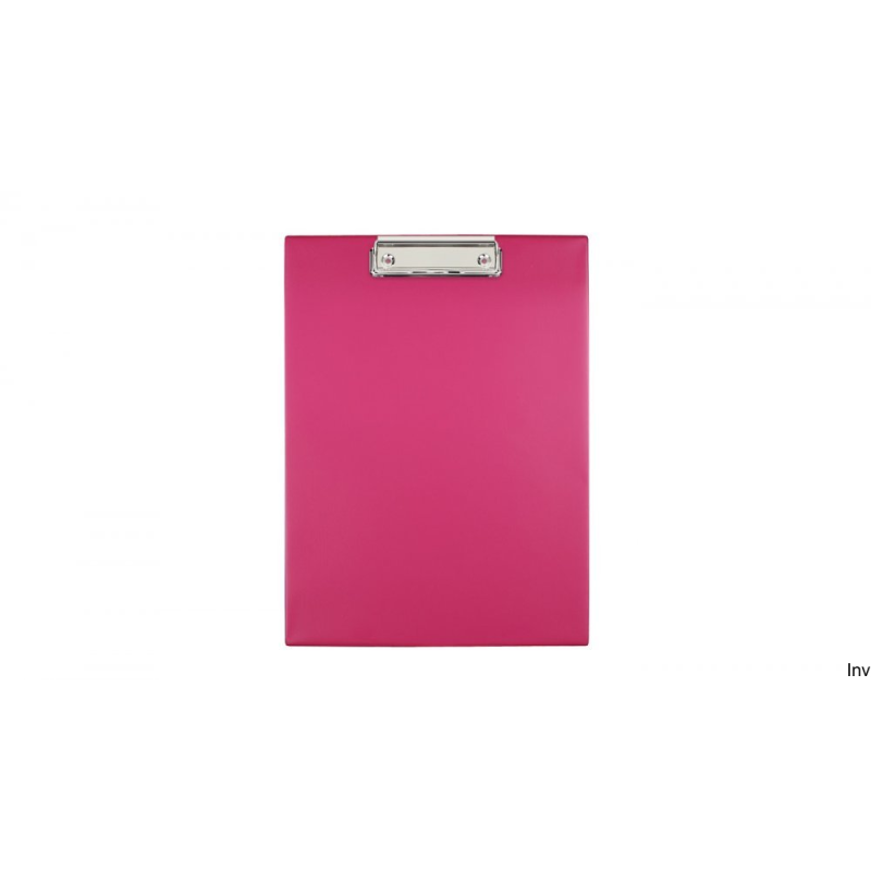 Deska A4 z klipsem Biurfol KKL-01-03 pastel różowa, tektura 1,9mm, ekologiczna folia, 2 lata gwarancji