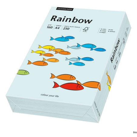 Papier Xero A4 160g jasnoniebieski R82 Rainbow