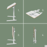 Avery Zweckform Trwałe minietykiety 54 x 35 mm białe 24 etykiety w opakowaniu