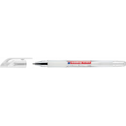 Długopis żelowy e-2185 EDDING, 0,7mm, biały, 10 szt.