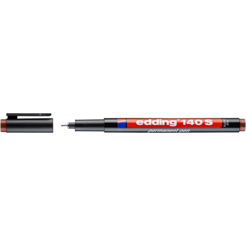 PAKIET Foliopis e-140 S EDDING, 0,3mm, brązowy
