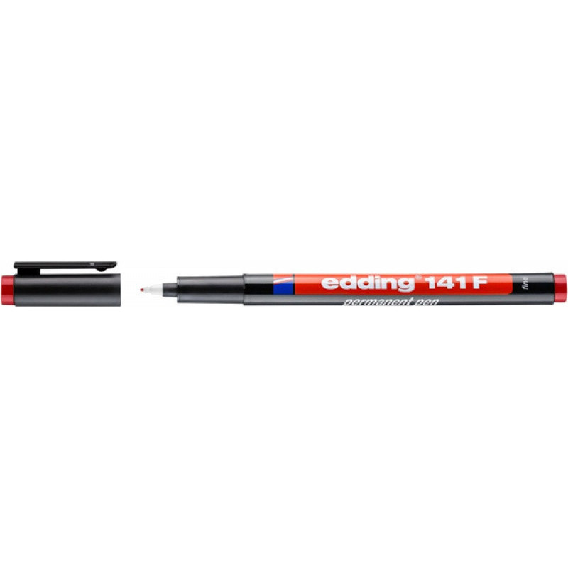 PAKIET Foliopis e-141 F EDDING, 0,6mm, czerwony