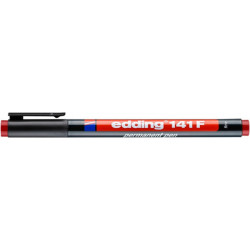 PAKIET Foliopis e-141 F EDDING, 0,6mm, czerwony
