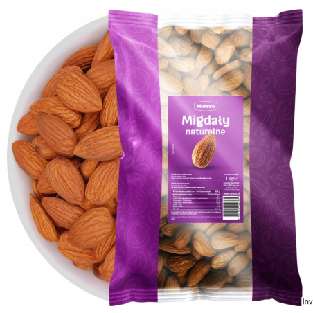 MORESO Migdały kalifornijskie naturalne całe 1kg