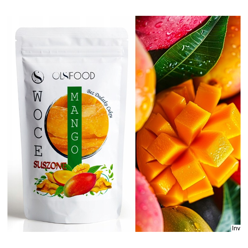Mango suszone 1kg soczyste plastry Olsifood bez dodatku cukru