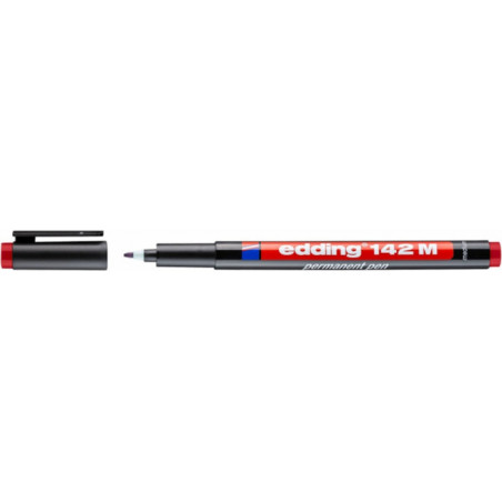 PAKIET Foliopis e-142 M EDDING, 1mm, czerwony