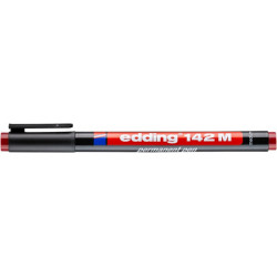 PAKIET Foliopis e-142 M EDDING, 1mm, czerwony