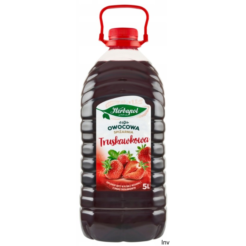 Syrop HERBAPOL Truskawka, 6500g/5l