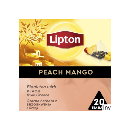 Herbata Lipton Piramid Mango Brzoskwinia 20 torebek