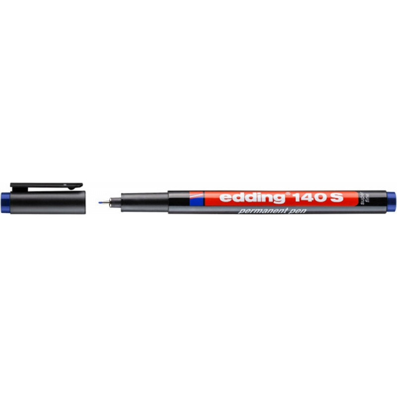PAKIET Foliopis permanentny e-140 S EDDING, 0,3mm, niebieski