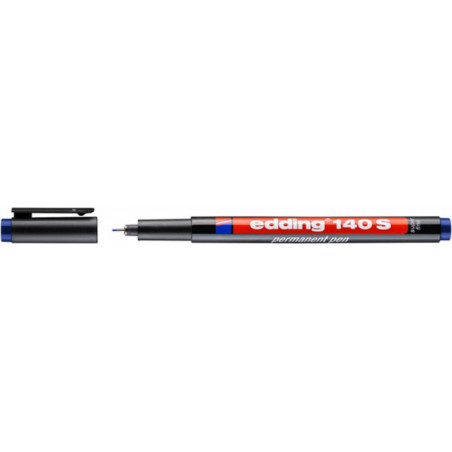 PAKIET Foliopis permanentny e-140 S EDDING, 0,3mm, niebieski