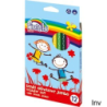 Fiorello Kredki ołówkowe SUPER SOFT JUMBO 12 kolorów trójkątne 170-2218