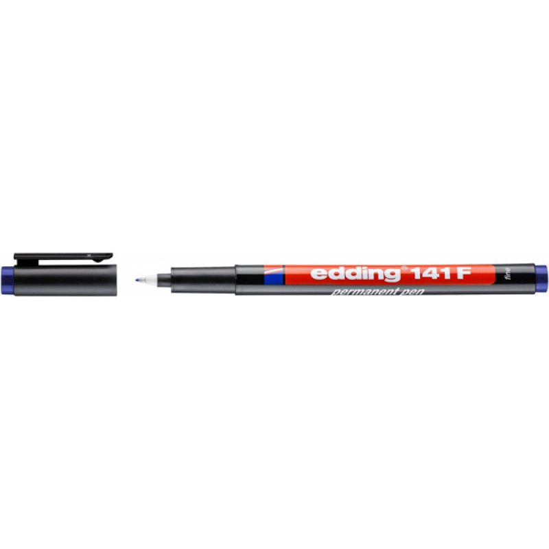 PAKIET Foliopis permanentny e-141 F EDDING, 0,6mm niebieski