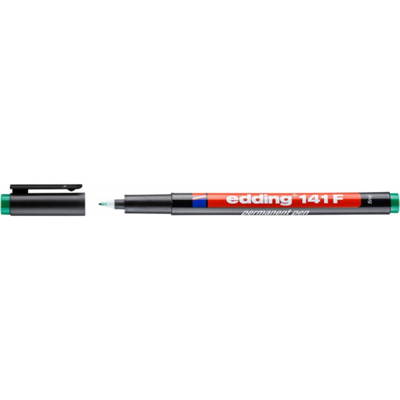 PAKIET Foliopis permanentny e-141 F EDDING, 0,6mm zielony