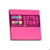Notes samoprzylepny EXTRA STICKY 76x76 mm różowy neon 90 kartek MAPED