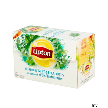 Herbata Lipton Mięta z Eukaliptusem 20 saszetek