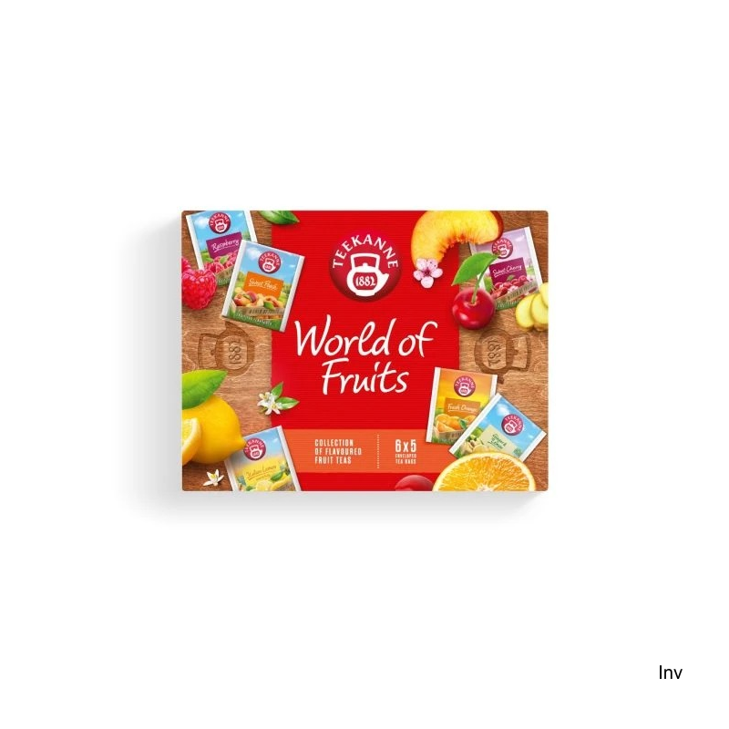 Herbata TEEKANNE zestaw World of Fruits 6 smaków po 5 kopert