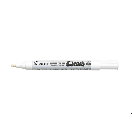 Marker olejny biały 4,5 mm SC-W-B Pilot