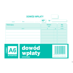 401-5 KP Dowód Wpłaty A6 80...