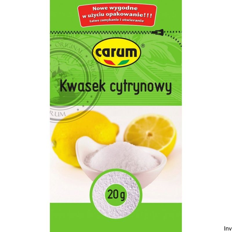 Kwasek cytrynowy w proszku 20g Gellwe