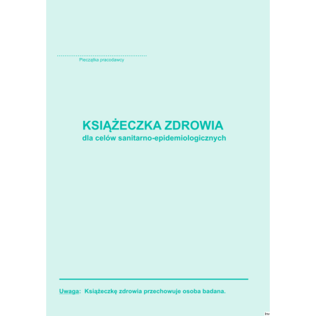 530-5 Książeczka zdrowia MICHALCZYK&PROKOP A6 16 stron
