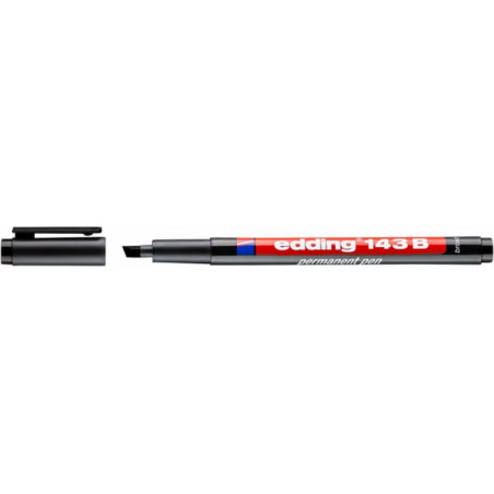 PAKIET Foliopis permanentny e-143 B EDDING, 1-3mm czarny