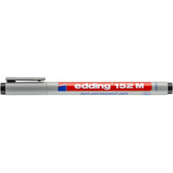 PAKIET Foliopis zmywalny e-152 M EDDING, 1mm, czarny