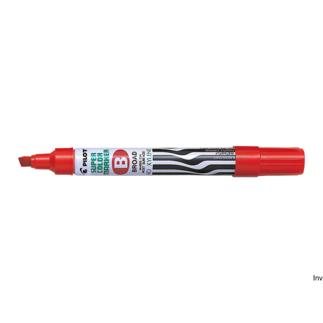 Marker permanentny Pilot SCA-B czerwony, 2-4,5 mm, aluminiowa obudowa, wodoodporny, 200 m długości linii pisania