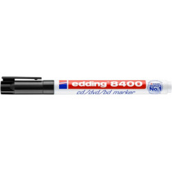 PAKIET Marker do płyt cd/dvd/bd e-8400 EDDING, 0,5-1mm, czarny