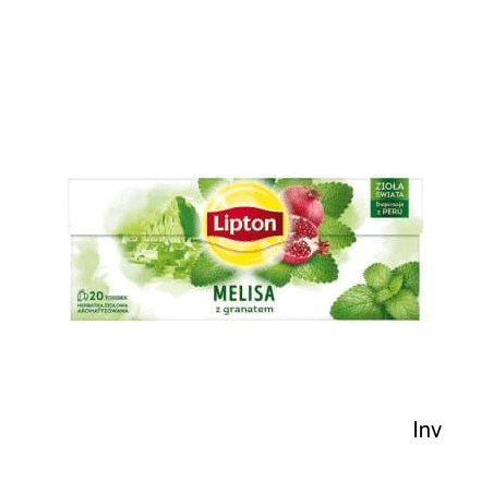 Herbata ziołowa Lipton Melisa z Granatem 20 torebek
