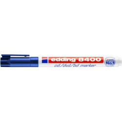 PAKIET Marker do płyt cd/dvd/bd e-8400 EDDING, 0,5-1mm, niebieski