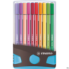 Flamastry Stabilo PEN 68 COLOR PARADE 20 sztuk w intensywnych kolorach