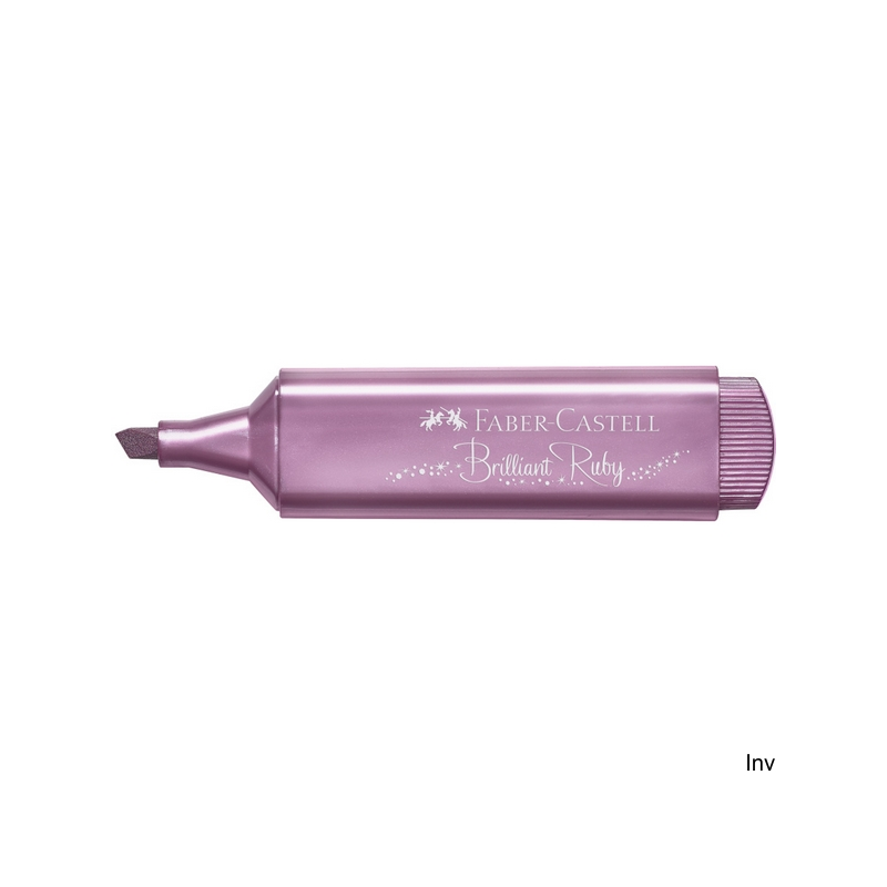 Zakreślacz Faber-Castell 1546 metaliczny rubinowy 154691