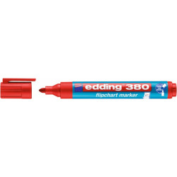 Marker do flipchartów e-380 EDDING, 1,5-3mm, czerwony, 10 szt.