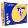 Papier kserograficzny A4 80g złoty-żółty Trophee Clairefontaine 1 ryza