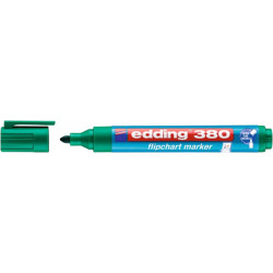 Marker do flipchartów e-380 EDDING, 1,5-3mm, zielony, 10 szt.
