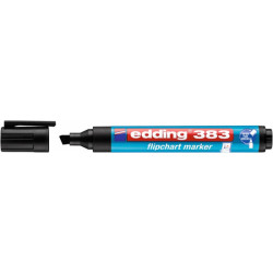 Marker do flipchartów e-383 EDDING, 1-5mm, czarny, 10 szt.