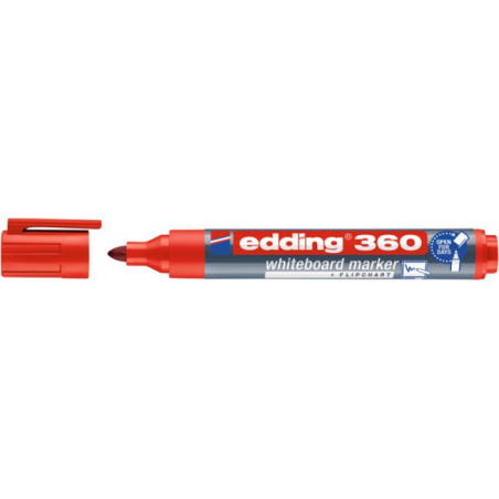 PAKIET Marker do tablic e-360 EDDING, 1,5-3mm, czerwony
