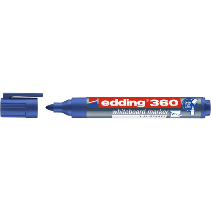 PAKIET Marker do tablic e-360 EDDING, 1,5-3mm, niebieski