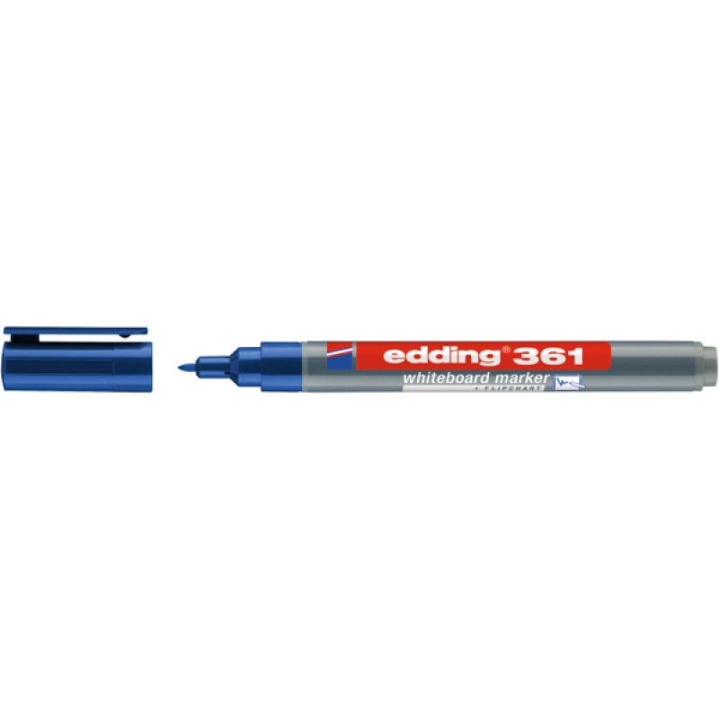 PAKIET Marker do tablic e-361 EDDING, 1mm, niebieski