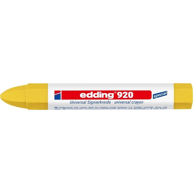 PAKIET Kredka uniwersalna e-920 EDDING, żółta