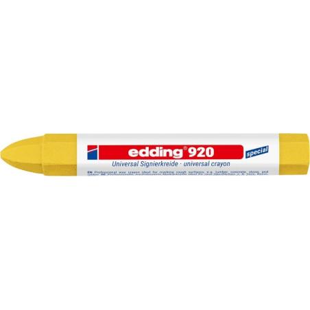 PAKIET Kredka uniwersalna e-920 EDDING, żółta