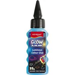 Klej w płynie KEYROAD Luminous, fluorescencyjny, pakowane na displayu, mix kolorów