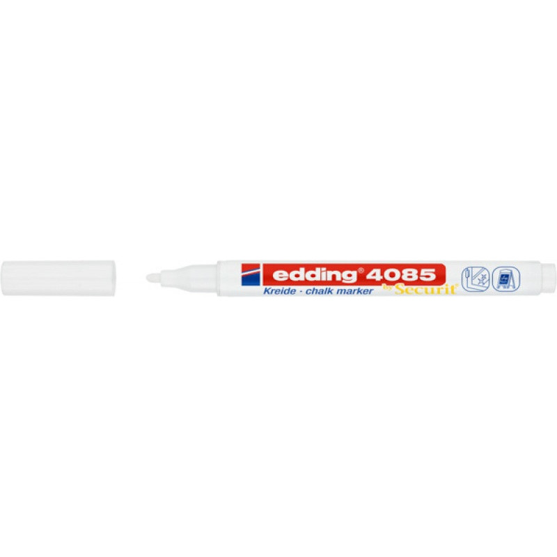 PAKIET Marker kredowy e-4085 EDDING, 1-2mm, biały