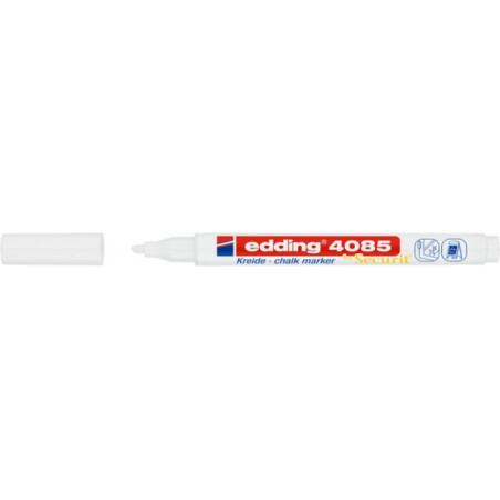 PAKIET Marker kredowy e-4085 EDDING, 1-2mm, biały