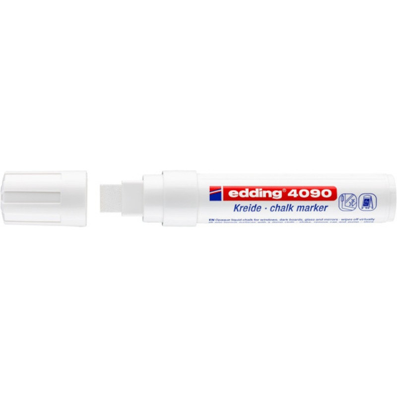 PAKIET Marker kredowy e-4090 EDDING, 4-15mm, biały