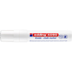 PAKIET Marker kredowy e-4090 EDDING, 4-15mm, biały