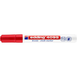 PAKIET Marker kredowy e-4095 EDDING, 2-3mm, czerwony
