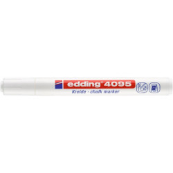 PAKIET Marker kredowy e-4095 EDDING, 2-3mm, biały